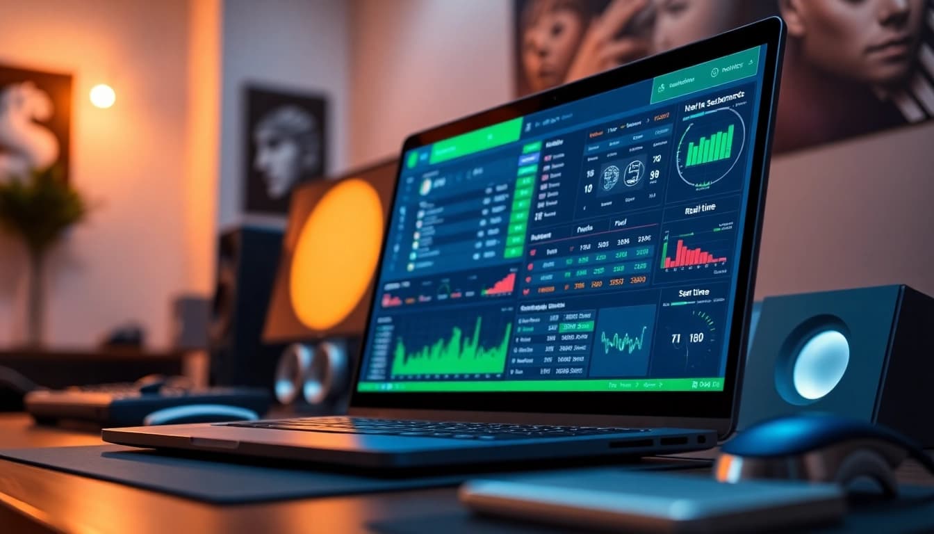 Explore advanced Online Gambling Tools showcased on a modern gaming setup.