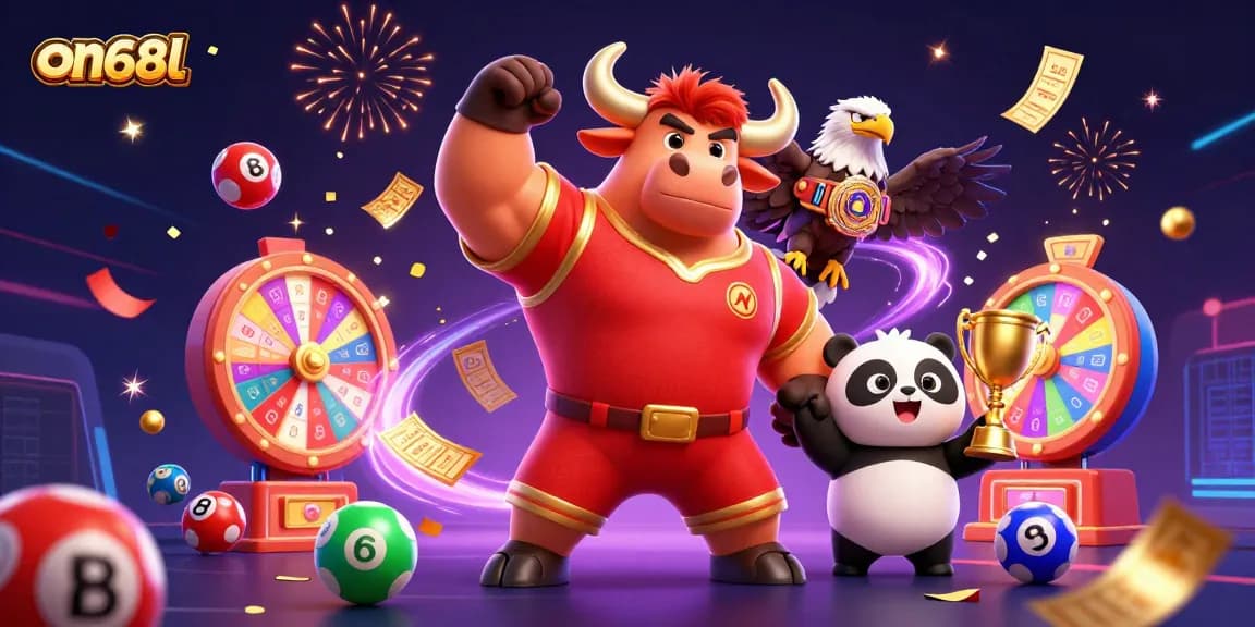 Experience excitement with on68l's dynamic gaming scene bursting with prizes and action.
