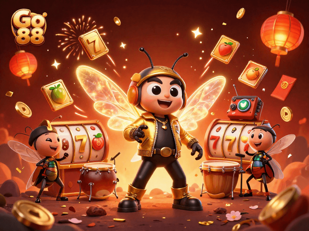 Spin the reels at Go 88 with thrilling slot games and exciting jackpots in a vibrant casino scene.