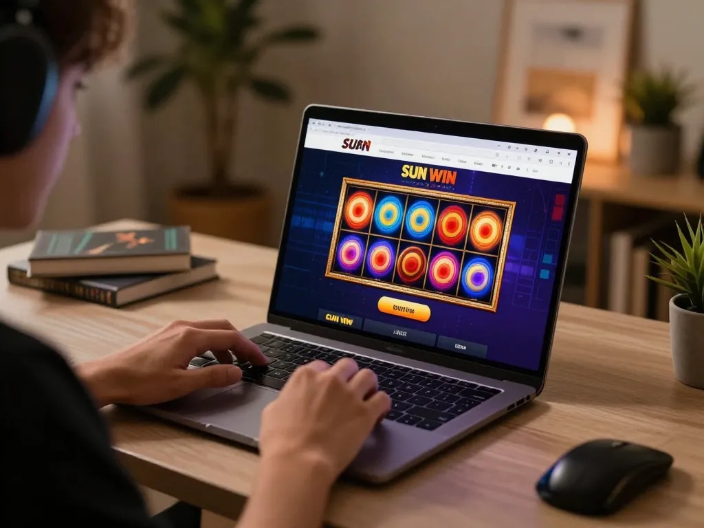 Play exciting games on SUN WIN with a captivating online gaming setup and vibrant interface.