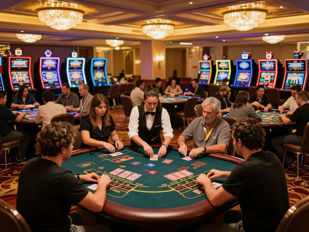 Experience dynamic betting at mm88pc with players engaged at competitive casino tables.