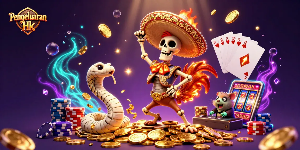 Pengeluaran Hk showcases exciting winnings with vibrant characters dancing in a dynamic casino scene