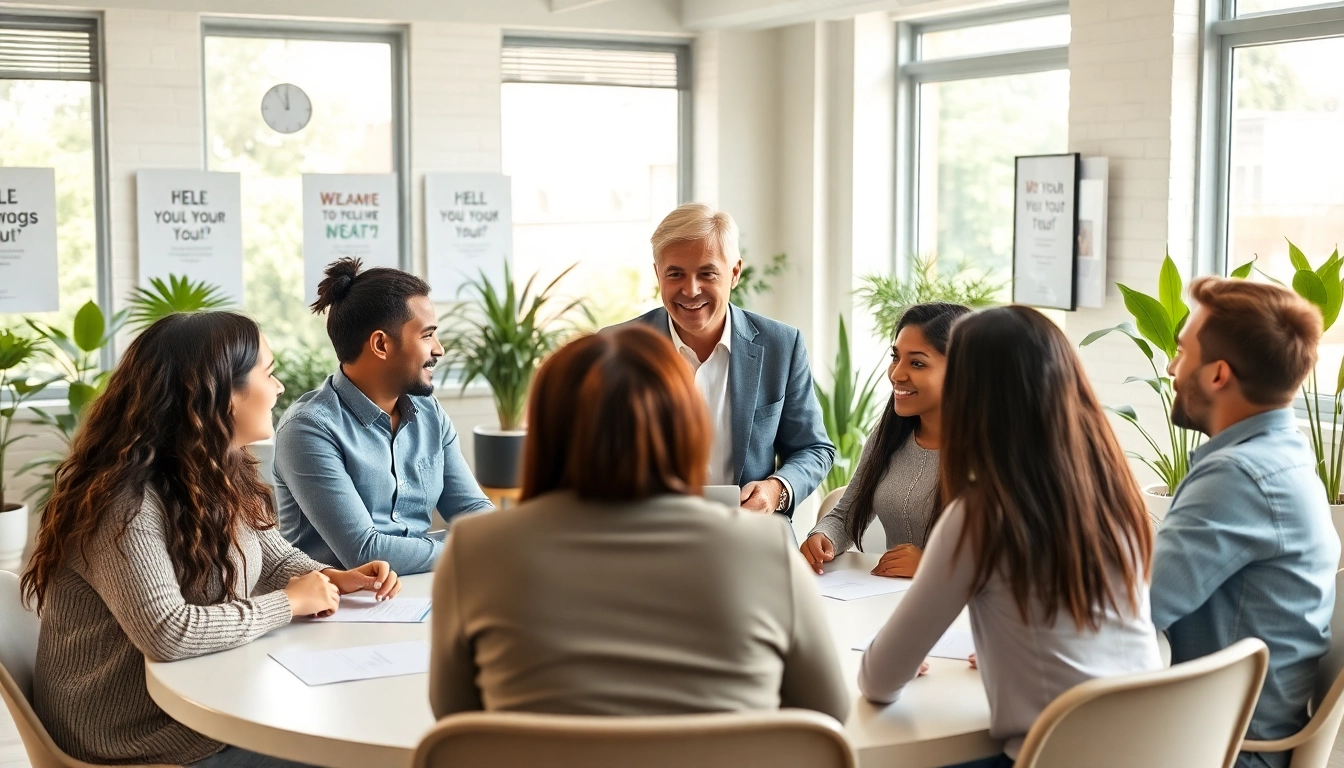 How to find my perfect career with guidance from a professional advisor in a bright office setting.