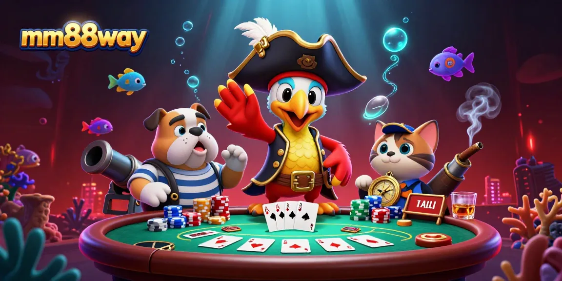 Experience thrilling underwater fishing action with mm88way’s exciting game elements and captivating characters.