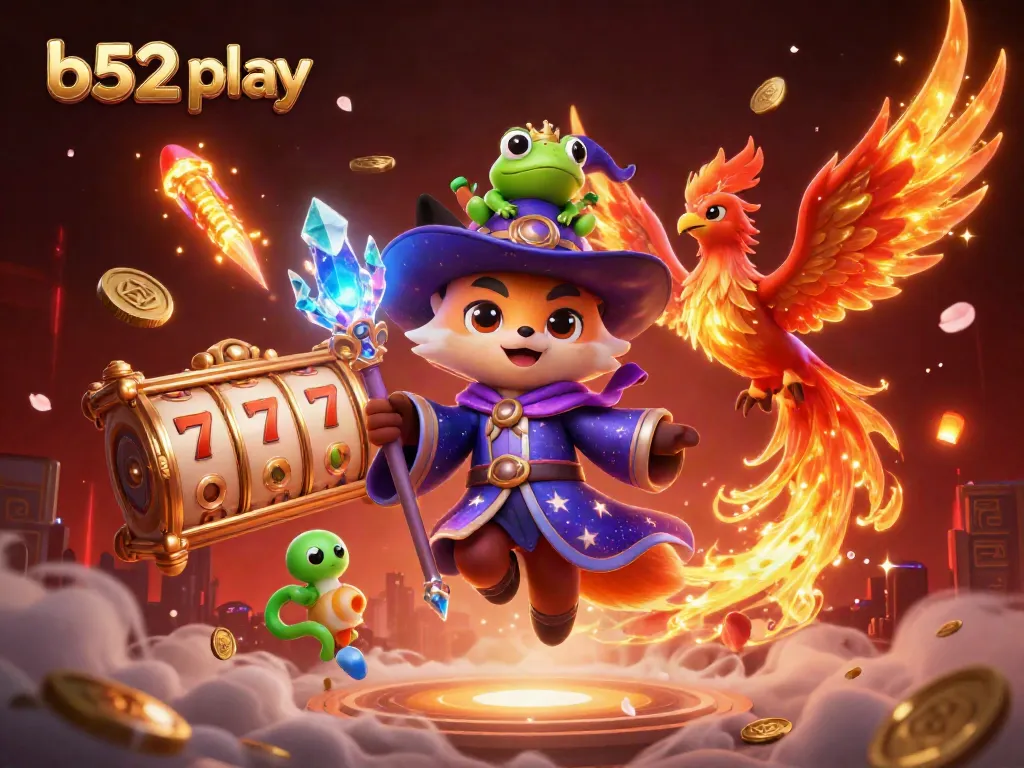 Engage with b52 play as a mystical fox and phoenix illuminate the online slots world.