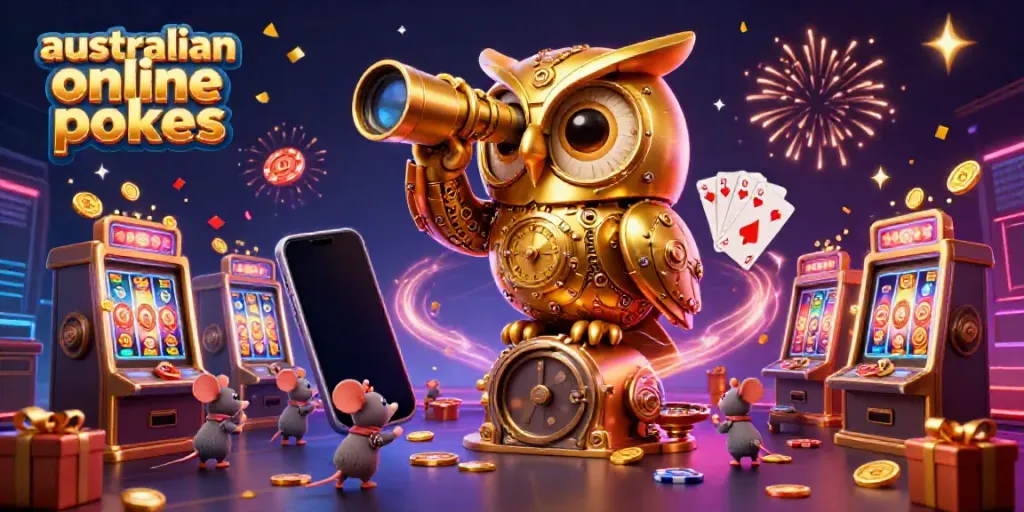 Experience exhilarating australian online pokies action with vibrant characters, coins, and slot games