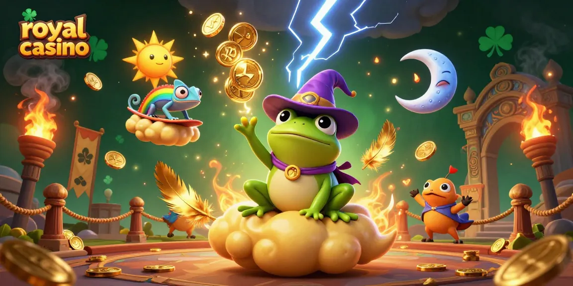 Experience the thrill of royal casino gameplay with vibrant 3D characters and rich game elements.