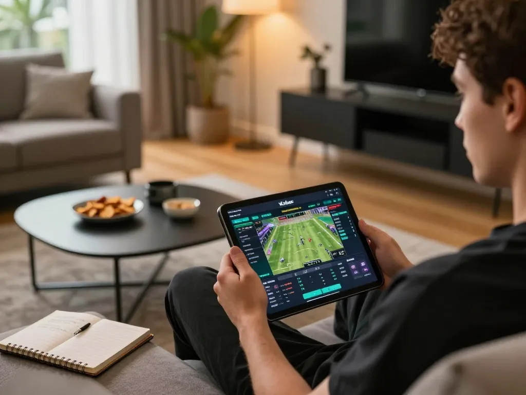 Xoilac offers sports betting excitement in a cozy home environment, capturing live game actions.