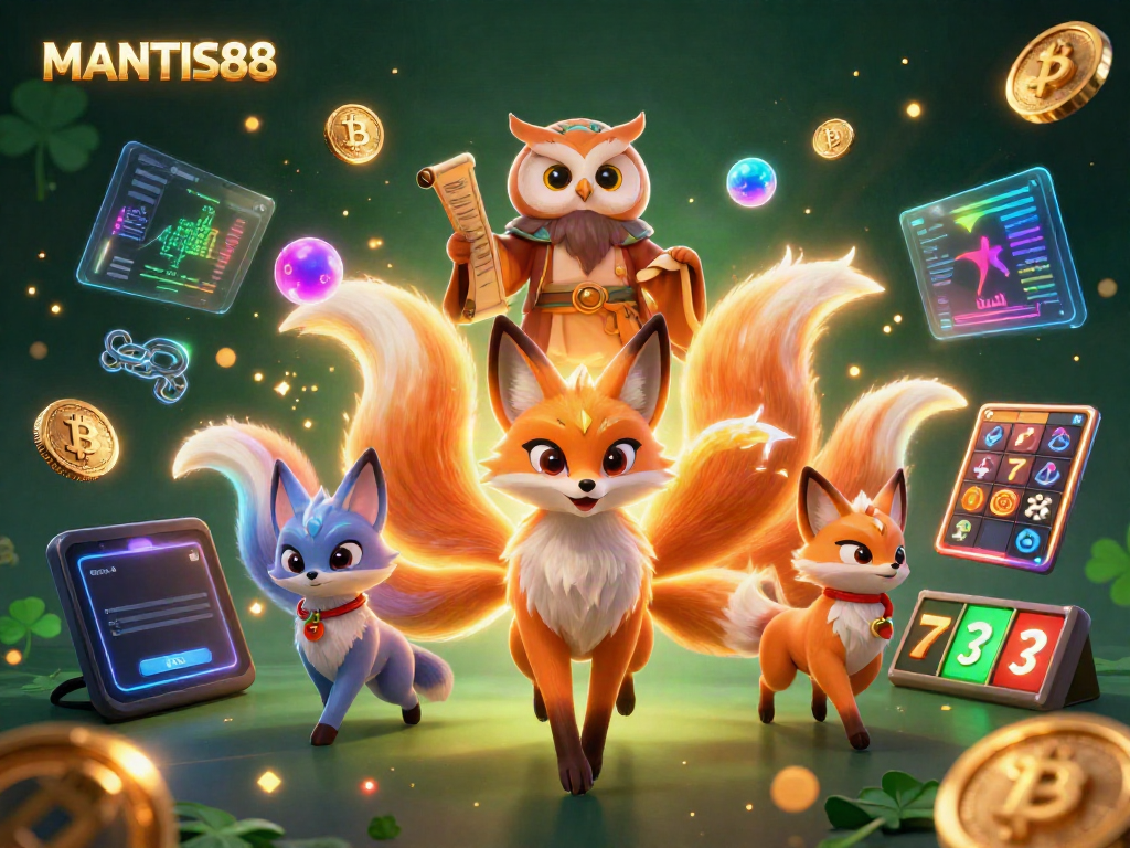 Engage with MANTIS88's vivid representation of dynamic characters and casino elements, embodying excitement and strategy.