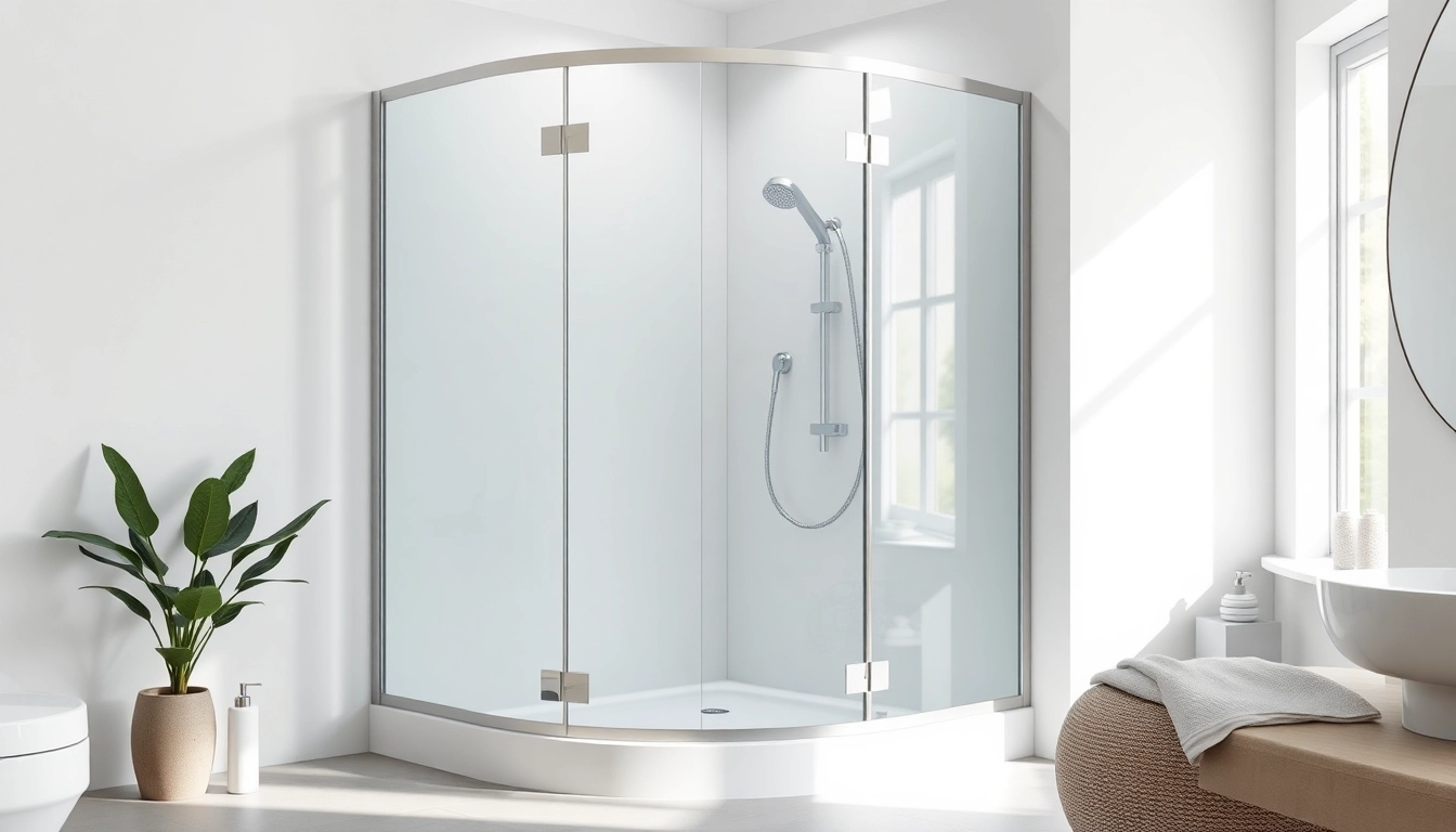 Moderne duschkabine 80x80 eckeinstieg in stilvollem Badezimmer mit eleganten Akzenten.