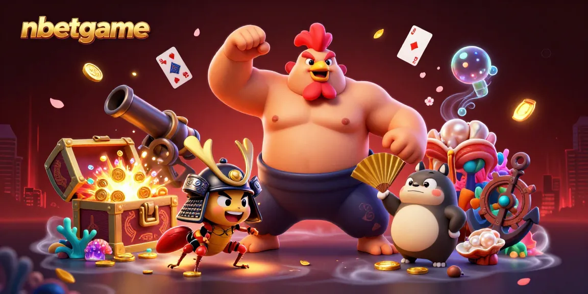 Experience the thrill of nbetgame as sumo wrestlers and samurai cricket embark on a treasure hunt!