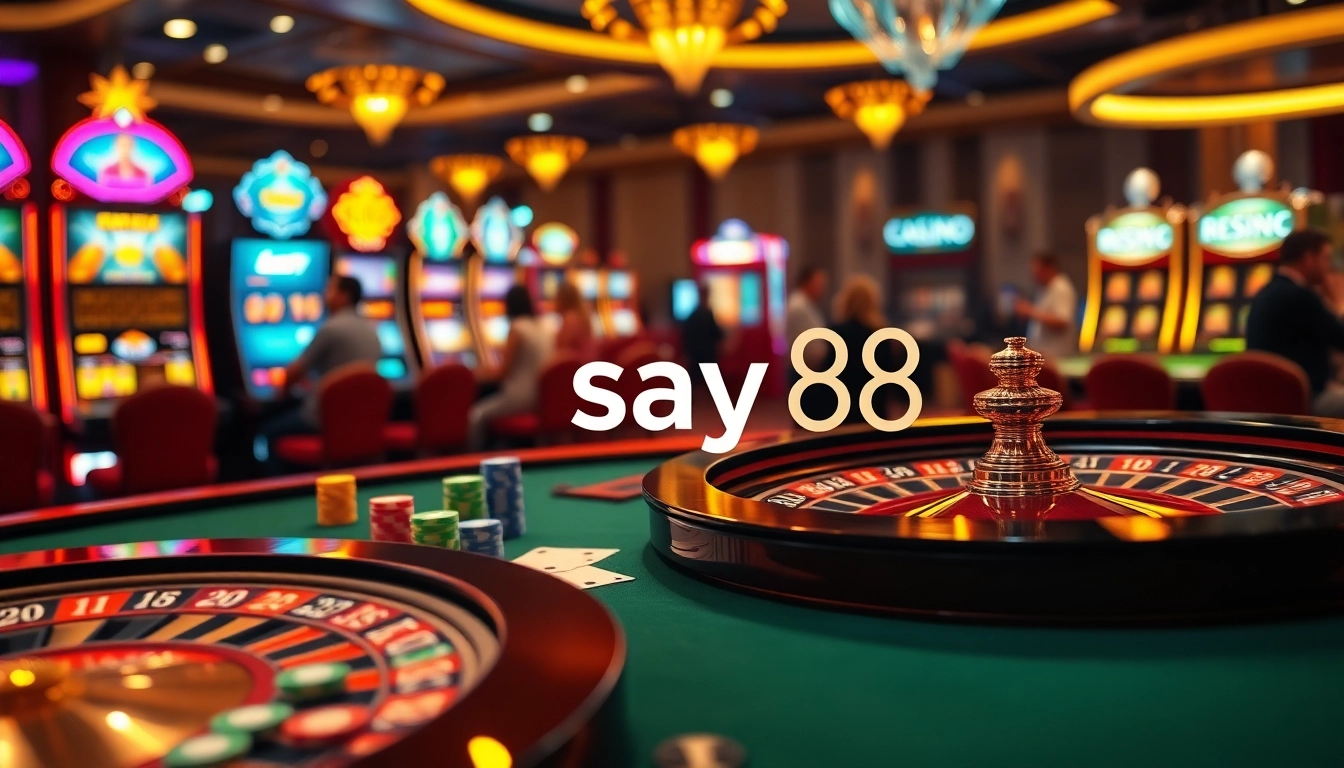 Experience thrilling casino gaming at SAY88 with vibrant tables and exciting gameplay.