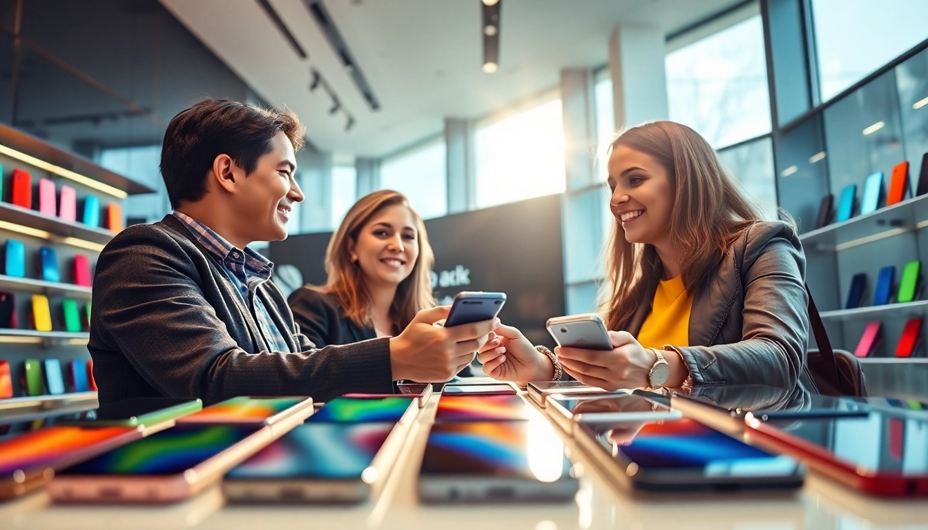 Sell Phone Cash Little Rock with professional phone exchange at a modern store.