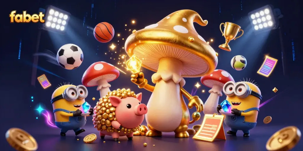Experience thrilling gameplay at fabet with golden magical elements in a dynamic casino scene.